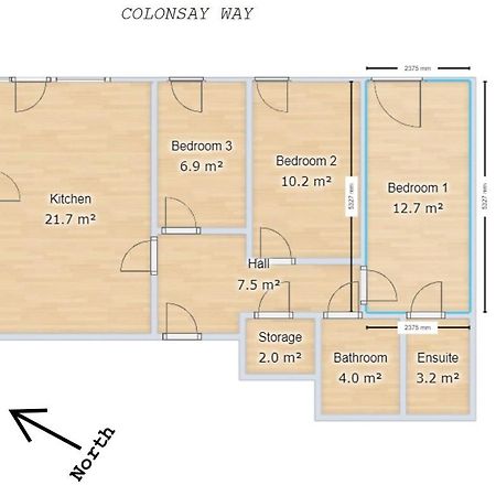 Fabulous 3 Bedroom Flat EDI Kültér fotó
